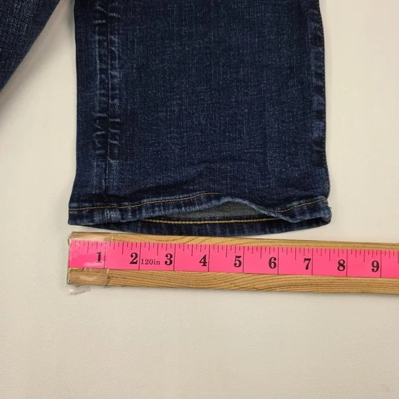 Mens Dark Wash Bootcut Jeans 26x28 Stretch Denim Casual Everyday Wear - Picture 16 of 16